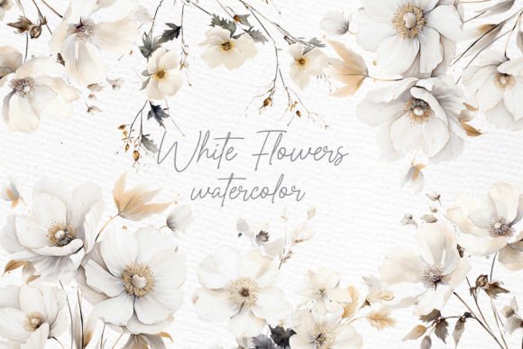 Download Wild Floral Clipart Watercolor Flowers - Flower Collection
