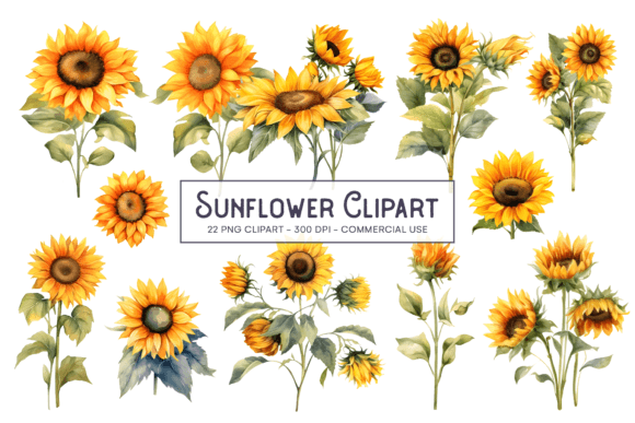 Download Sunflower Bouquet PNG Sublimation - Flower Collection