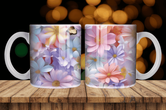 Download Summer Flower Watercolor Mug Tumbler - Flower Collection