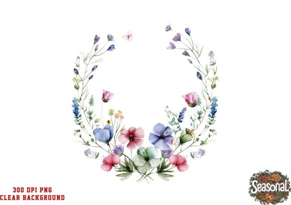 Download Watercolor Spring Wildflower Clipart - Flower Collection