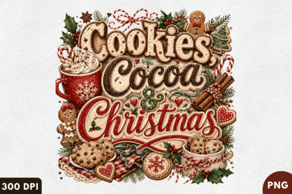 Download Cookies Cocoa Christmas Cozy Holiday PNG - Cozy holiday Collection
