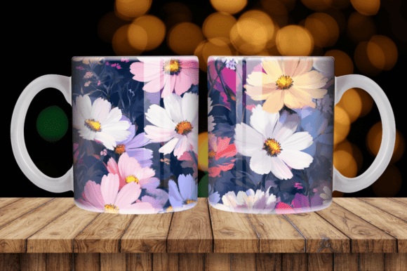 Download Summer Flower Watercolor Mug Tumbler - Flower Collection