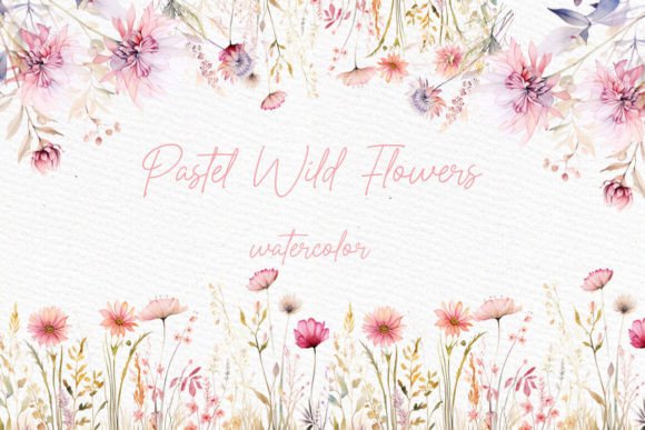 Download Wild Floral Clipart Watercolor Flowers - Flower Collection