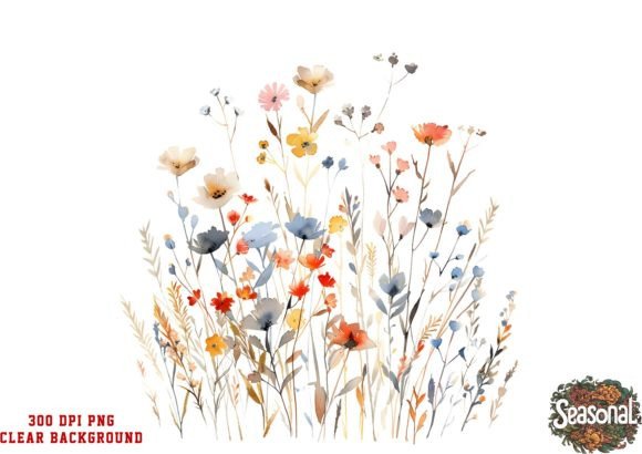 Download Vibrant Wildflower Clipart - Flower Collection