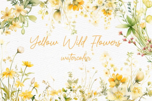 Download Wild Floral Clipart,Yellow Meadow Flower - Flower Collection